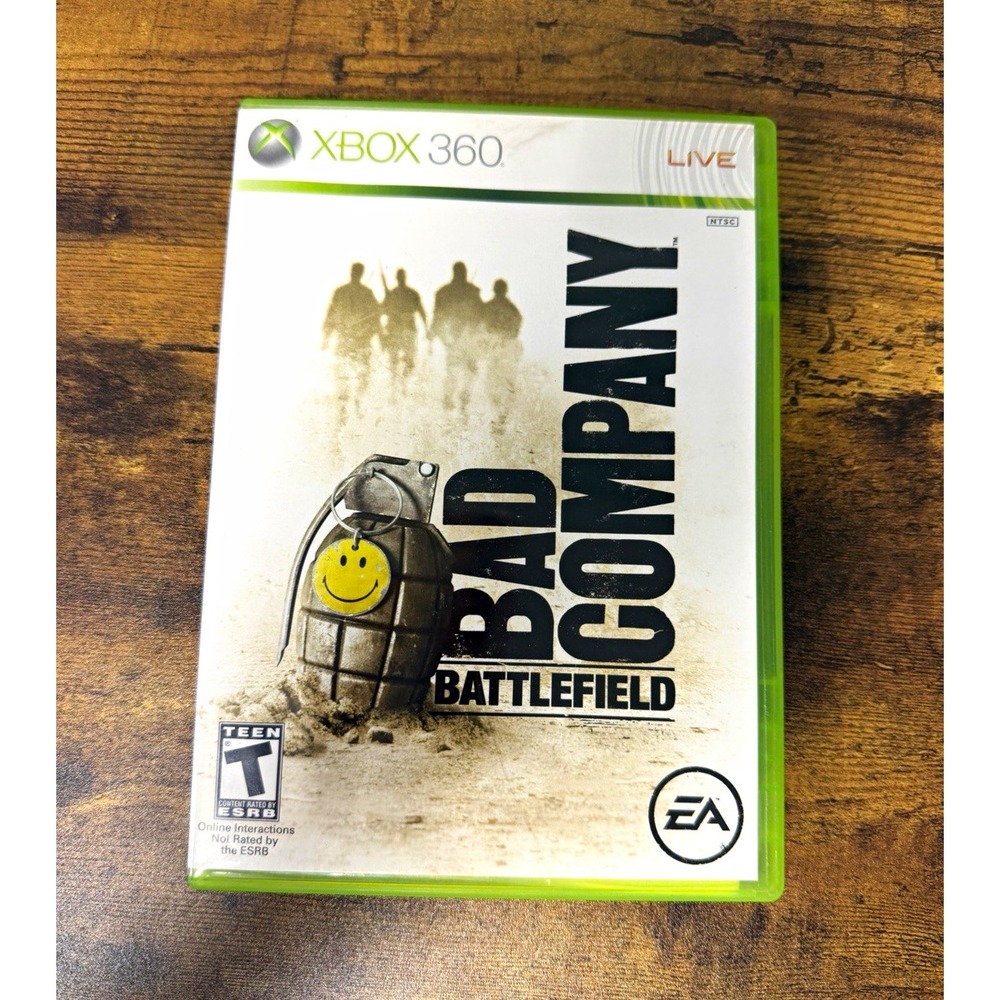 Electronic Arts Battlefield Bad Company w/Manual Xbox 360 NTSC T Shooter